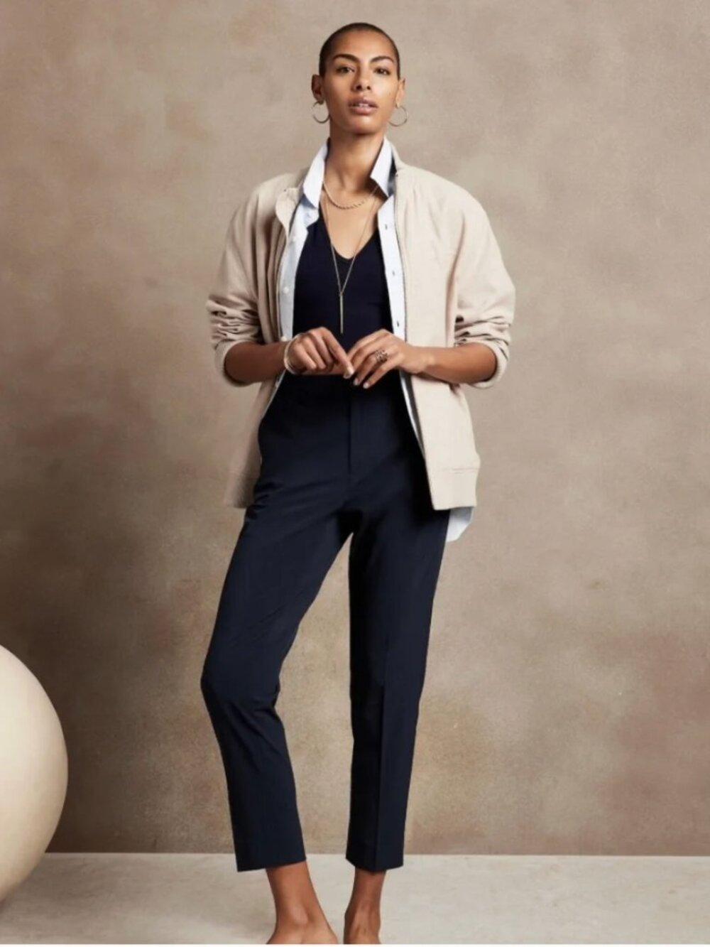 Banana Republic Airstretch Tapered Pant